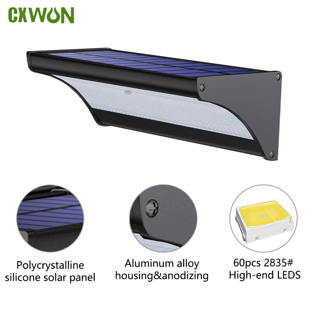 Outdoor Power Outlet Weatherproof - 60/48Led Outdoor Solar Wandlamp Solar Schijnwerpers