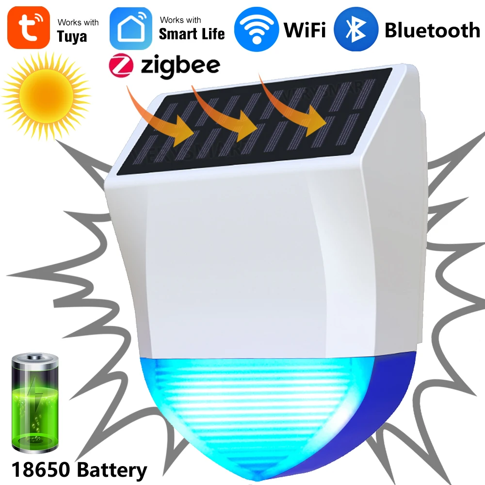Outdoor Power Source - Tuya Smart Voor Zigbee/Wifi Sirene Alarm