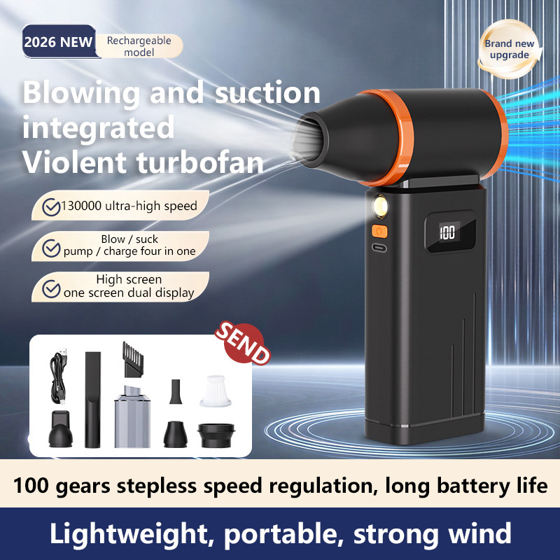 Outdoor Power Vacuum - Handstofzuiger 2-in-1 Zuig- en Blaasfunctie Hoge