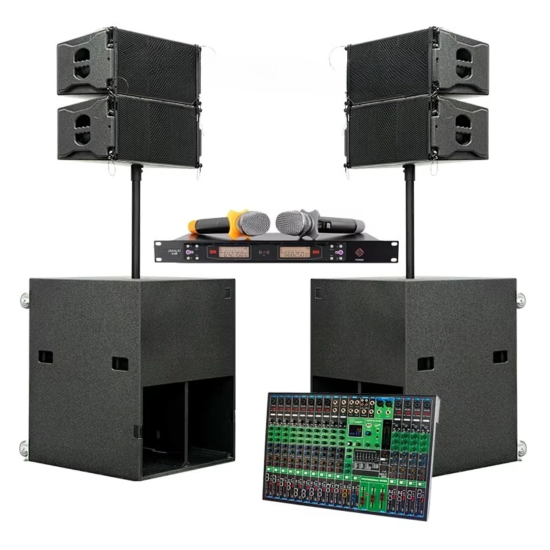Outdoor Power Group - Hangende Stage Power Line Array Speakers