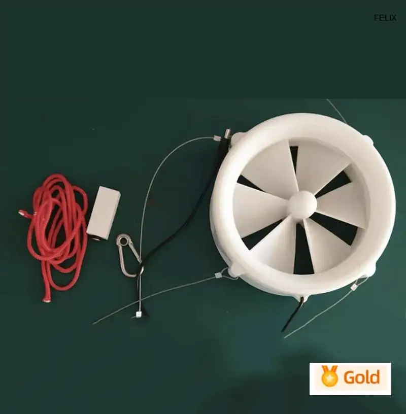 Outdoor Power Source - 12V Dubbel Doel Turbine Generator USB-lader
