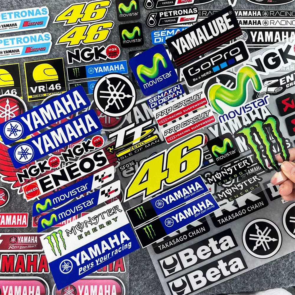 Castrol Oil Gtx - Hoge kwaliteit reflecterende kleurrijke motorstickers geschikt