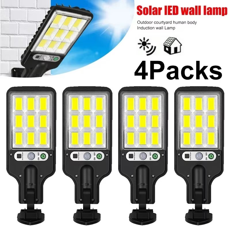Outdoor Power Outlet Weatherproof - Straatverlichting op zonne-energie Buiten 108COB LED-wandlamp