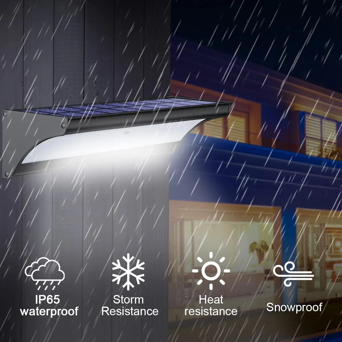 60/48Led Outdoor Solar Wandlam - Outdoor Power Outlet Weatherproof recensie en prijs