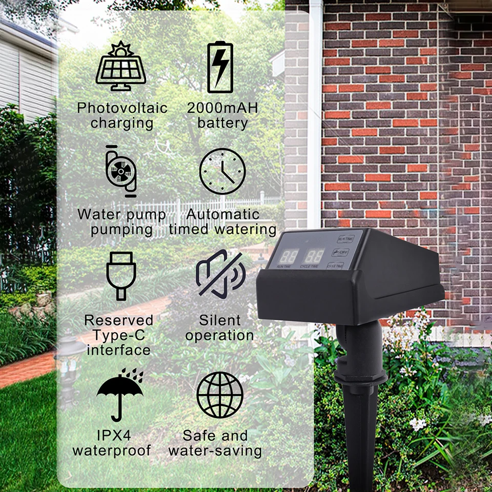 Nieuwe op zonne-energie werken - Outdoor Power With Timer recensie en prijs