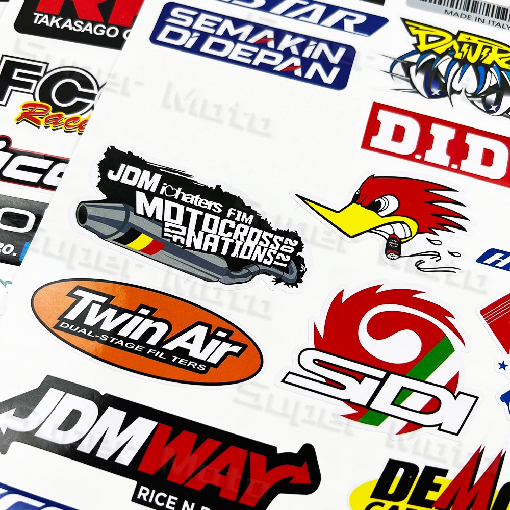 Motorfiets stickers race spons - Castrol Oil Gtx recensie en prijs