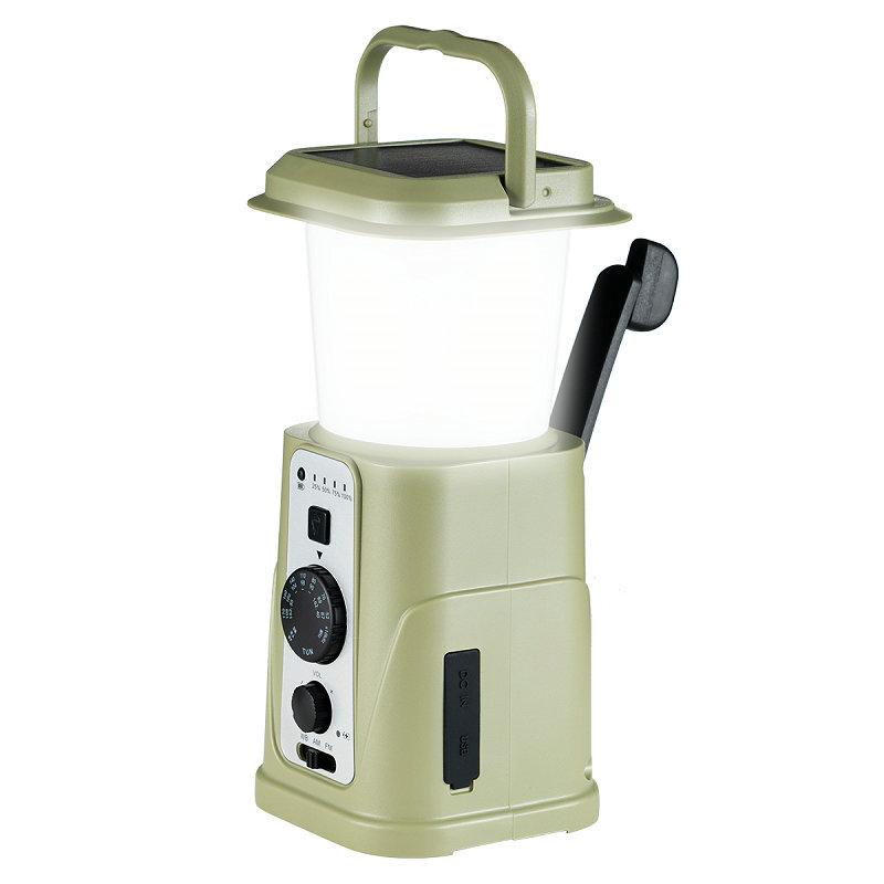 Solar Crank Radio met lichtgev - Outdoor Power Group recensie en prijs