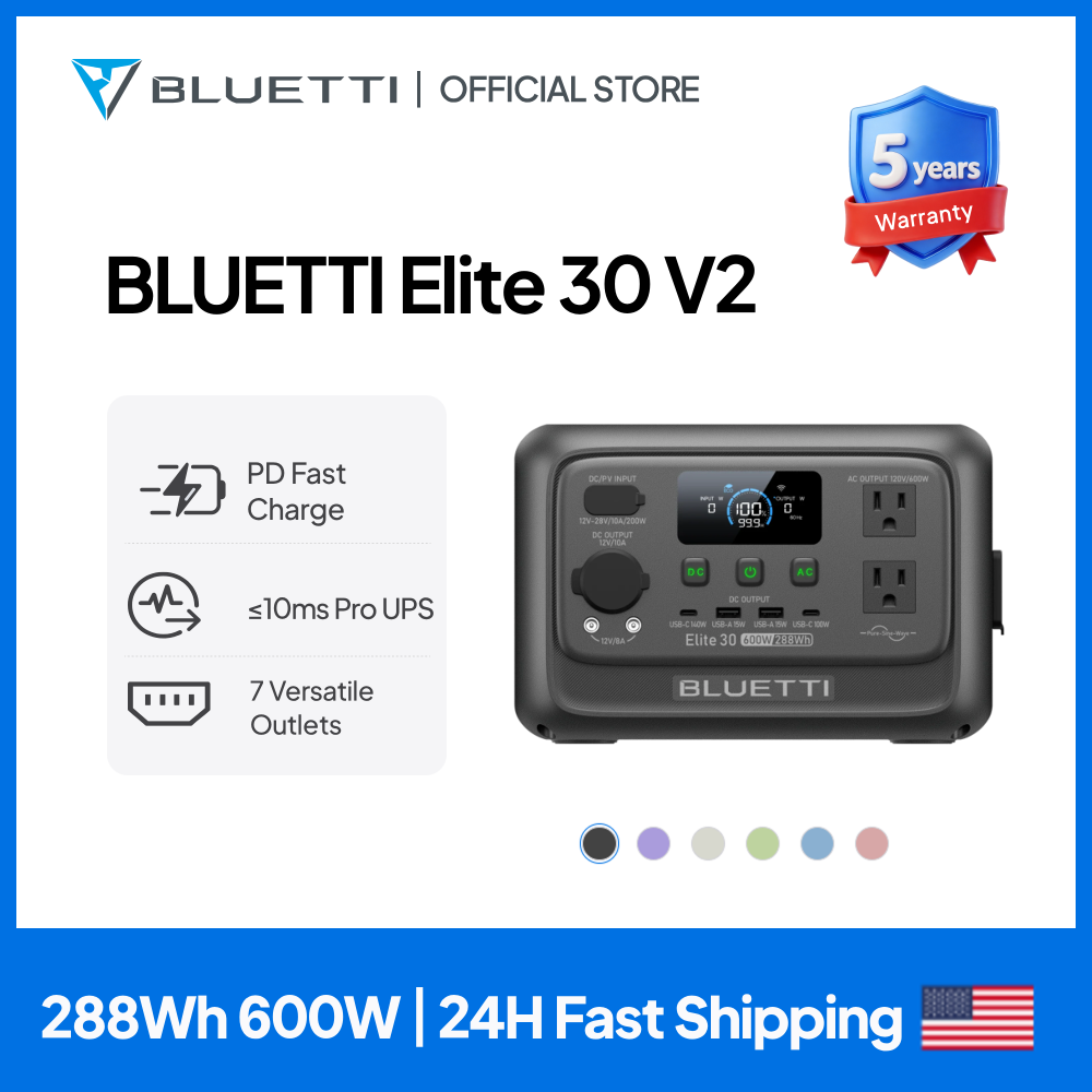 【Renew】BLUETTI Elite 30 V2 dra - Outdoor Power Source recensie en prijs