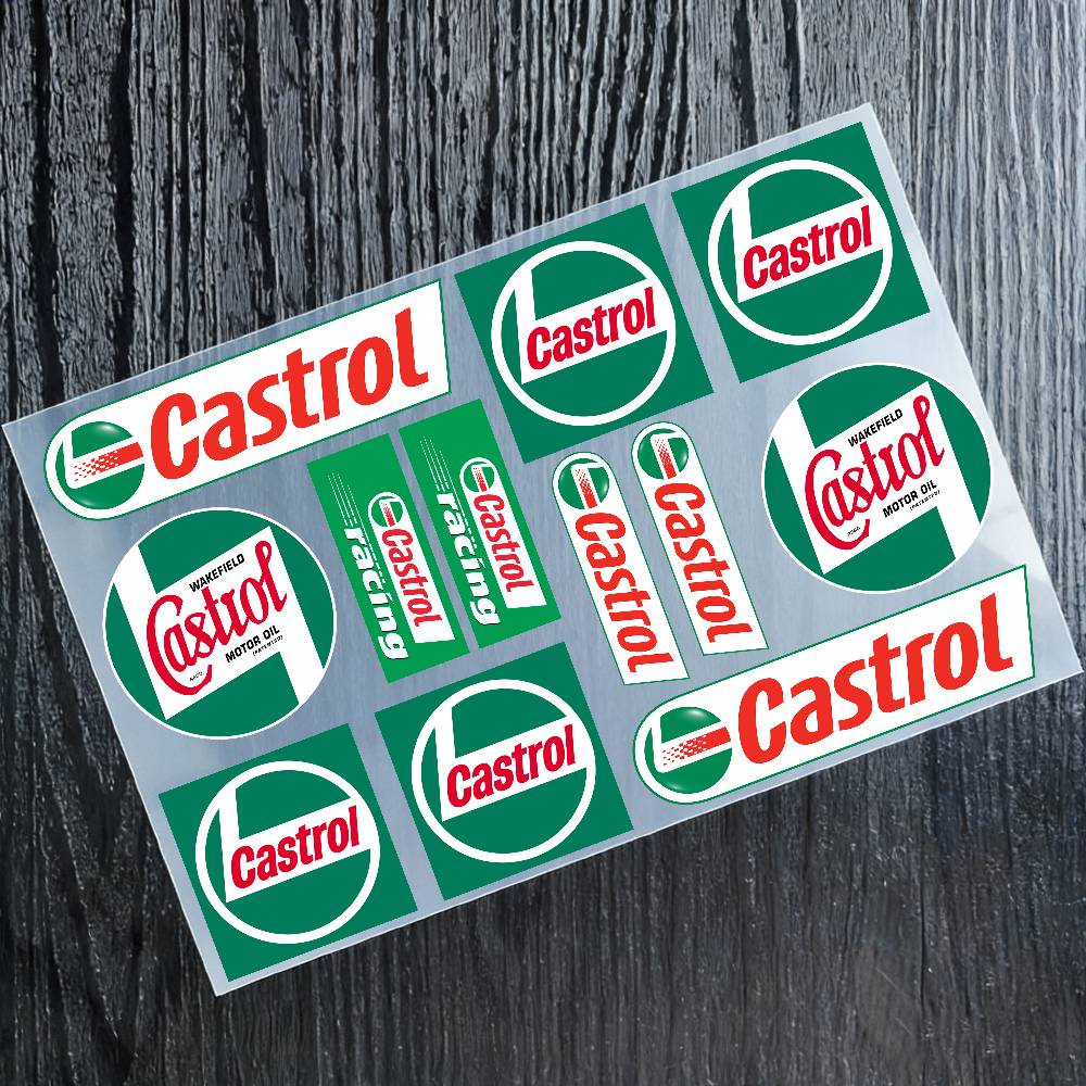 Stickers Moto Sticker Auto Bod - Castrol Oil Gtx recensie en prijs