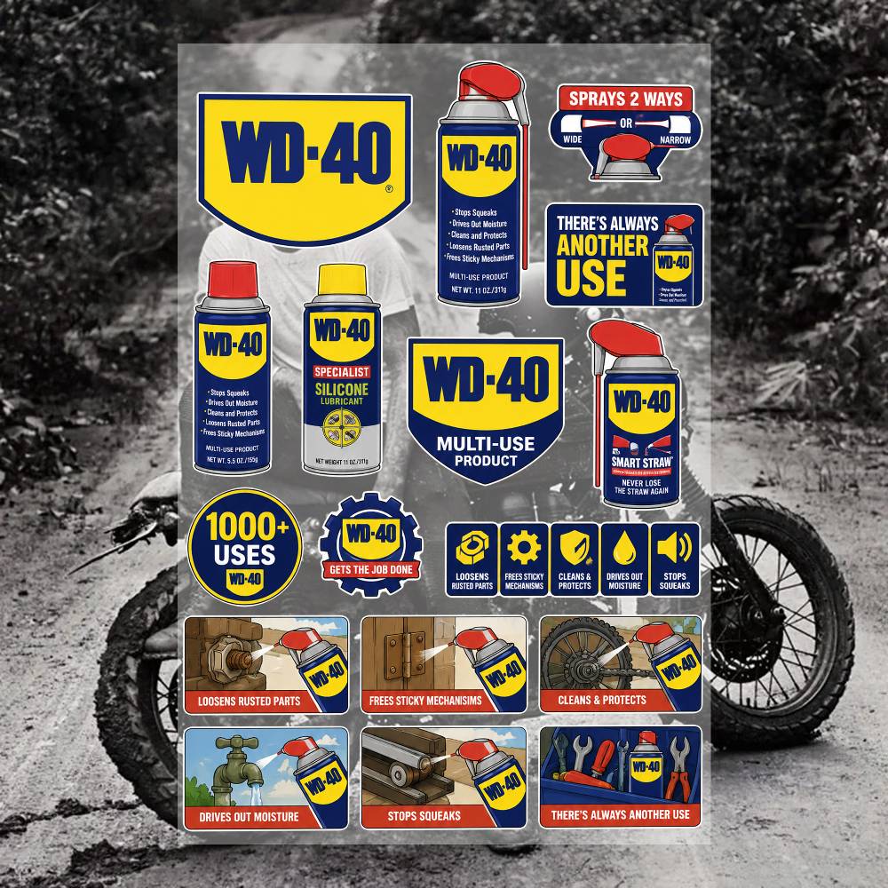 W-D-40 Esthetische Graffiti Wa - Castrol Oil Gtx recensie en prijs