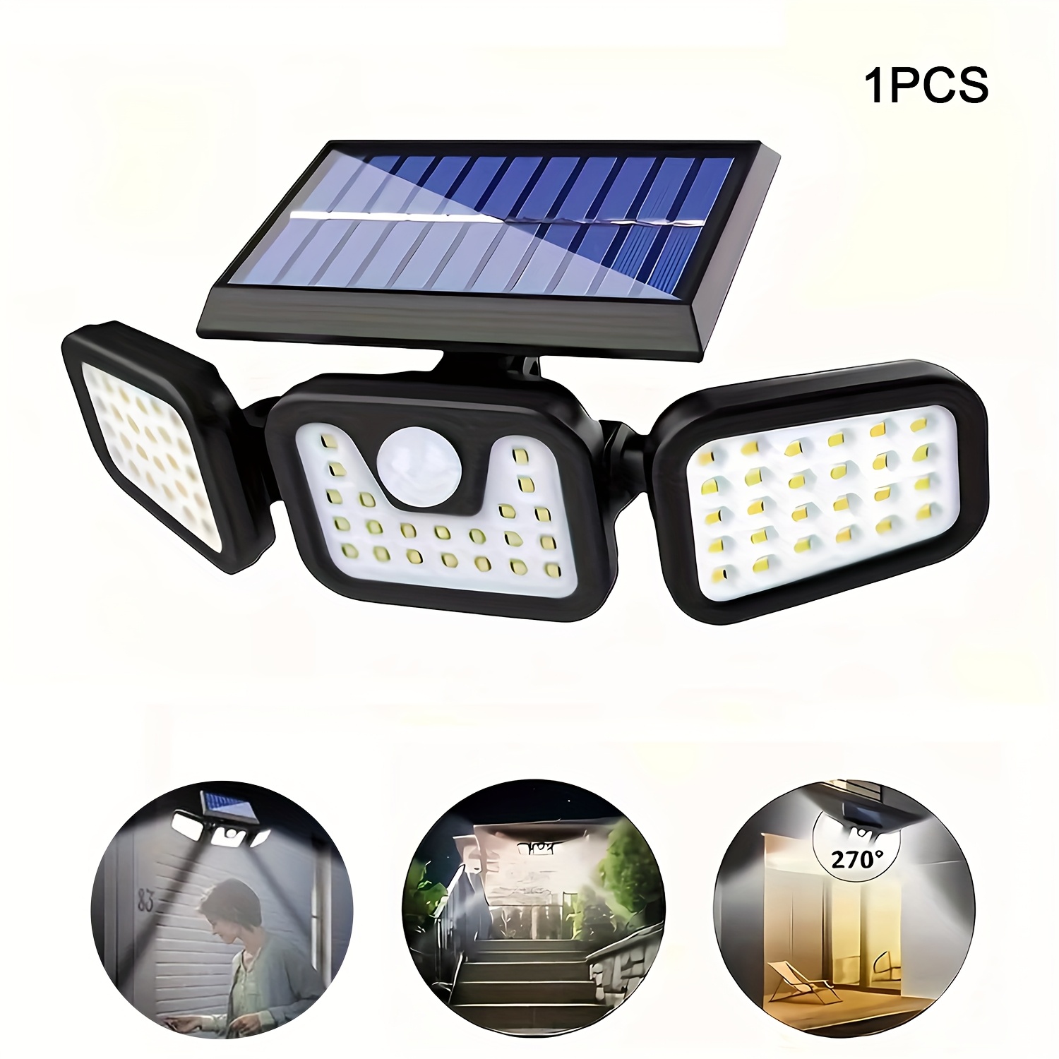 74 LED bewegingsmelderlamp op  - Outdoor Power Outlet Weatherproof recensie en prijs