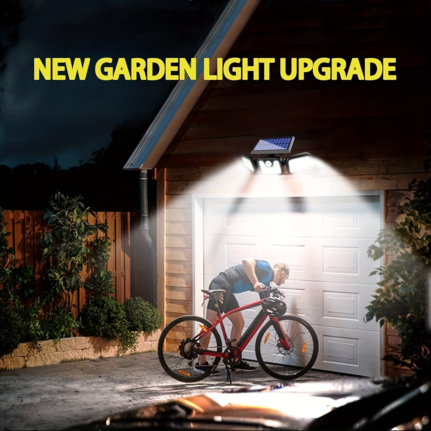 74 LED bewegingsmelderlamp op  - Outdoor Power Outlet Weatherproof recensie en prijs
