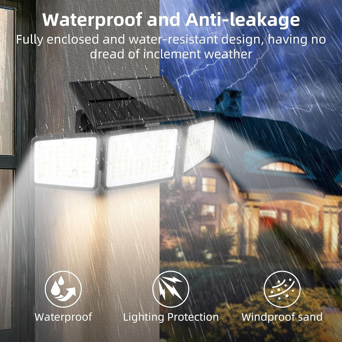 LED wandlamp op zonne-energie  - Outdoor Power Outlet Weatherproof recensie en prijs