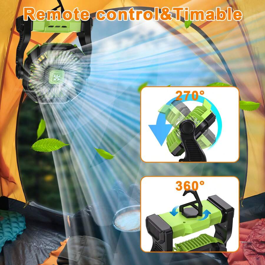 20000mAh draagbare ventilator  - Outdoor Power With Timer recensie en prijs